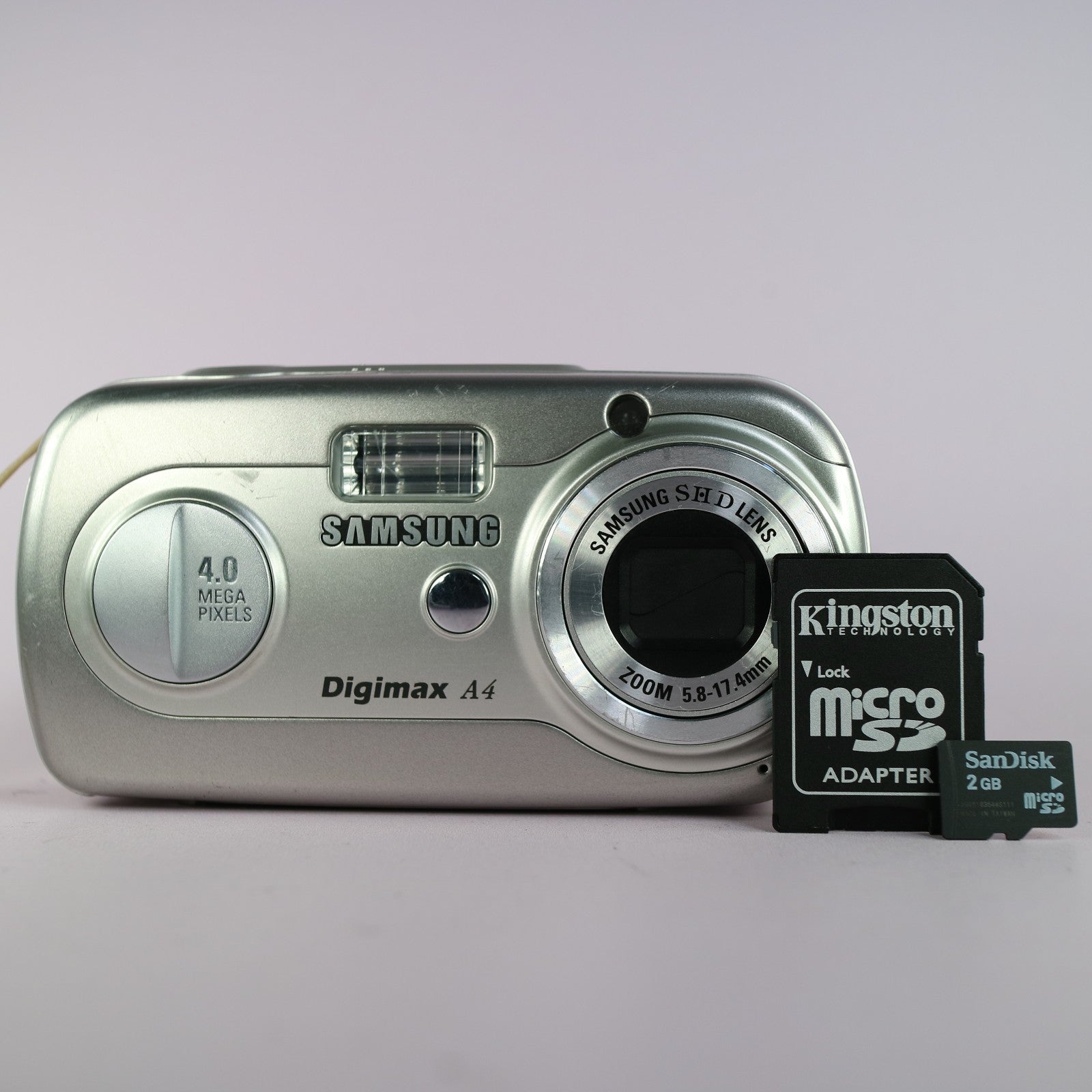 Samsung Digital Camera Digimax A4 4.0MP Silver Tested