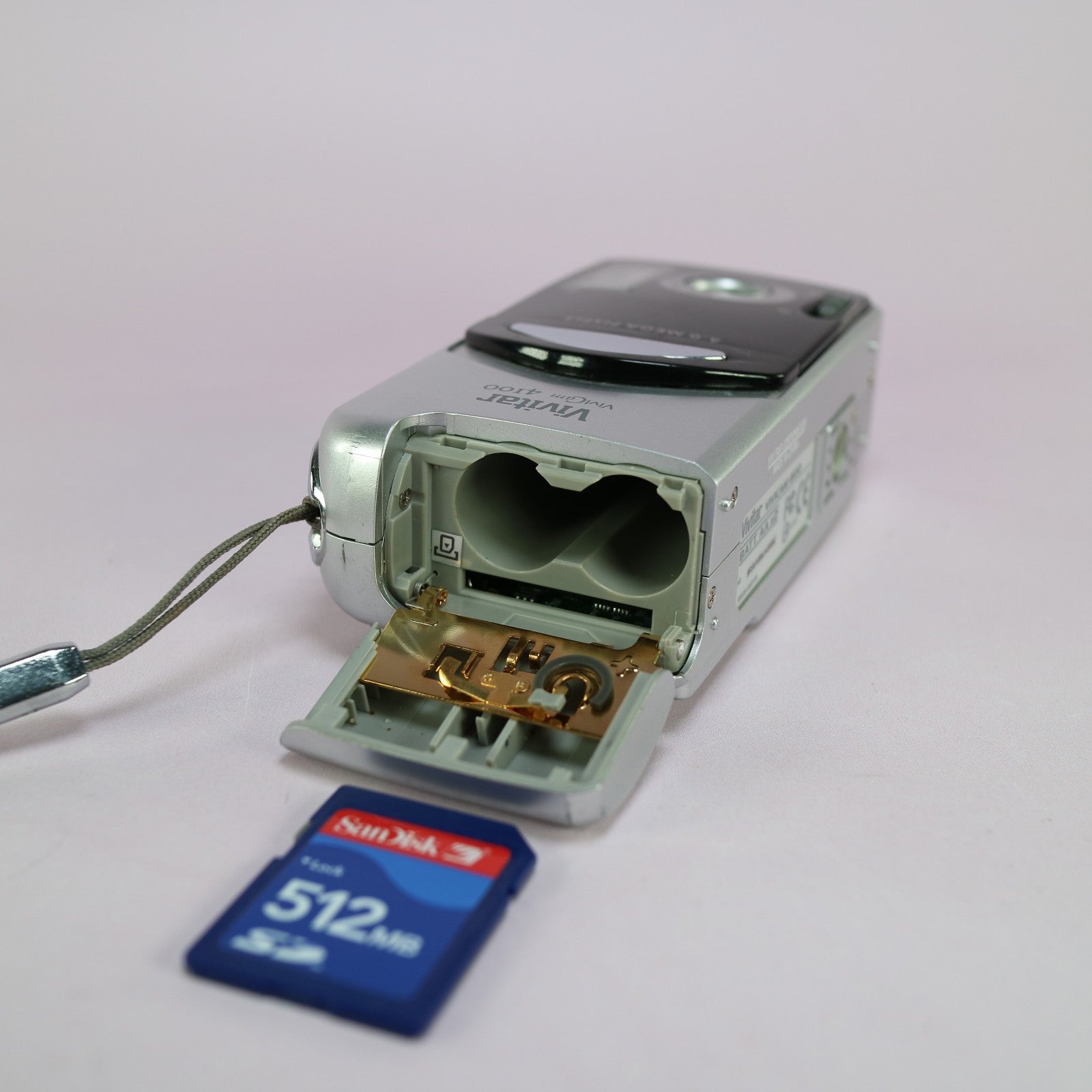 Vivitar Vivicam 4100 4.0MP Compact Digital Camera Black Tested