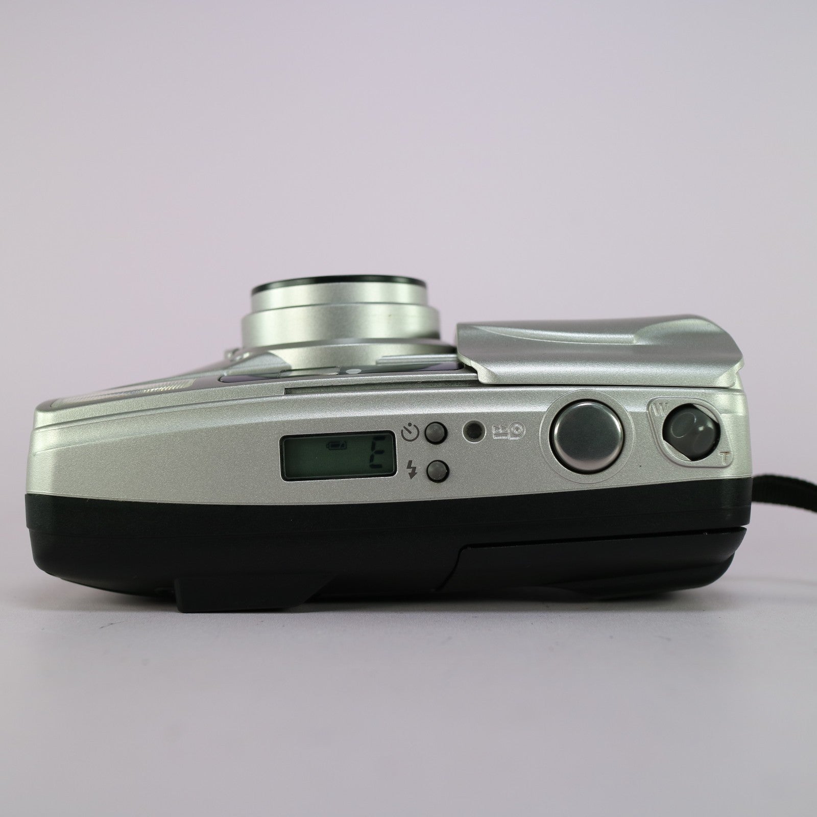 Olympus Superzoom 70G 35mm Film Point and Shoot Camera Silver Tested