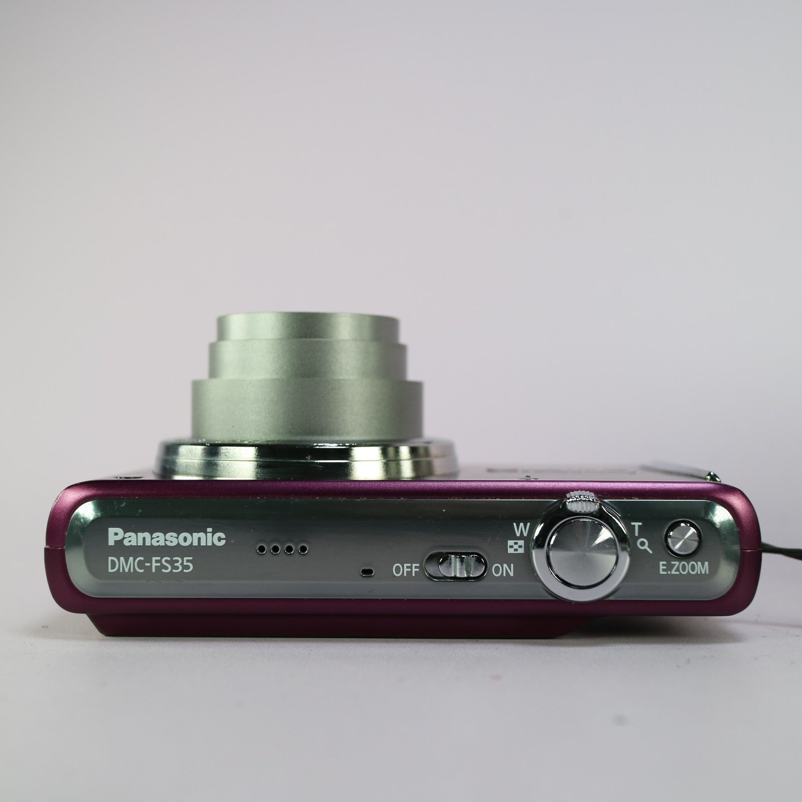 Panasonic Digital Camera Lumix DMC-FS35 16.1MP Purple Tested Full Working Set
