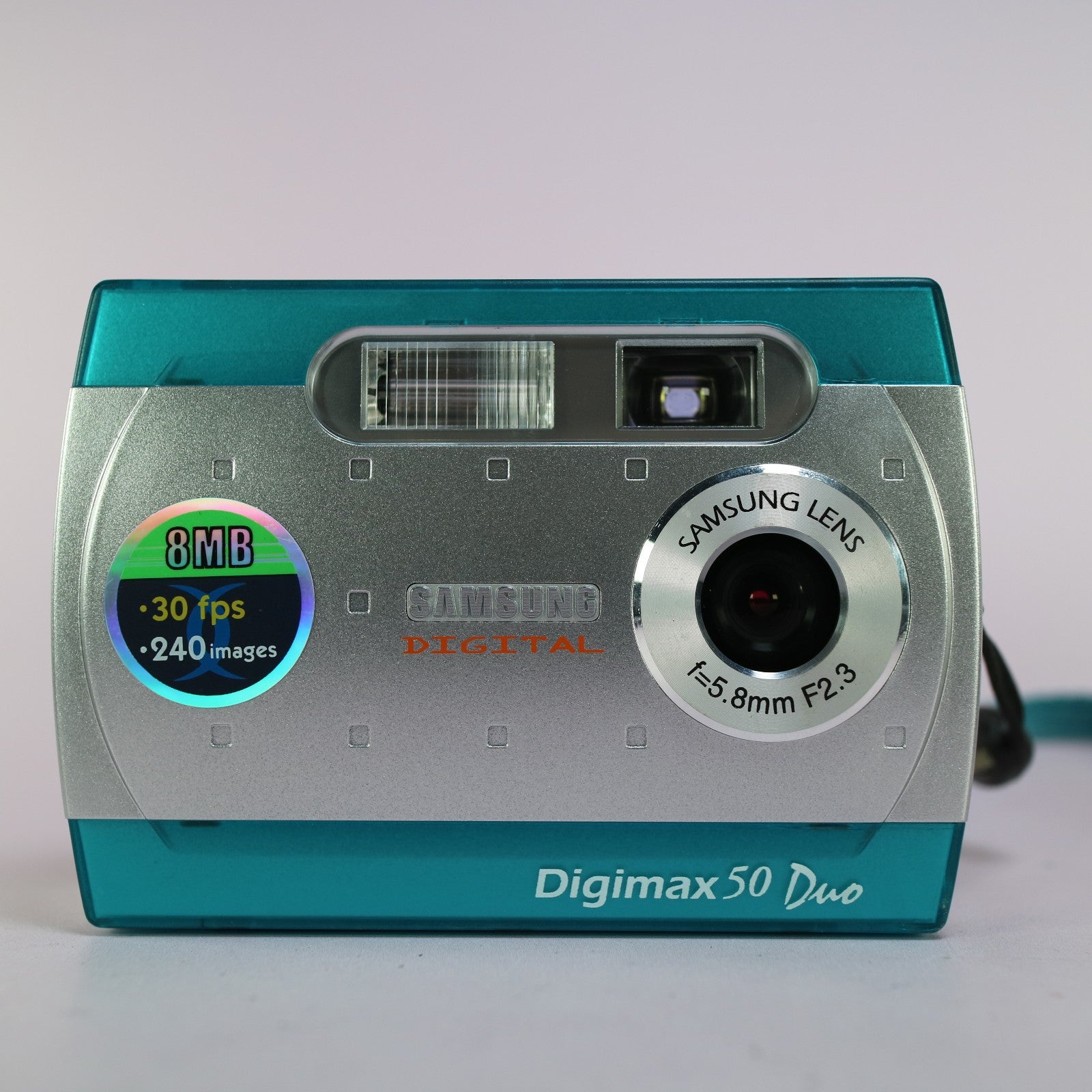 Samsung Digital Camera Digimax 50 Duo 0.4MP Silver Tested
