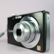 Panasonic Digital Camera Lumix DMC-FS16 14.1MP Black Tested Full Working Set