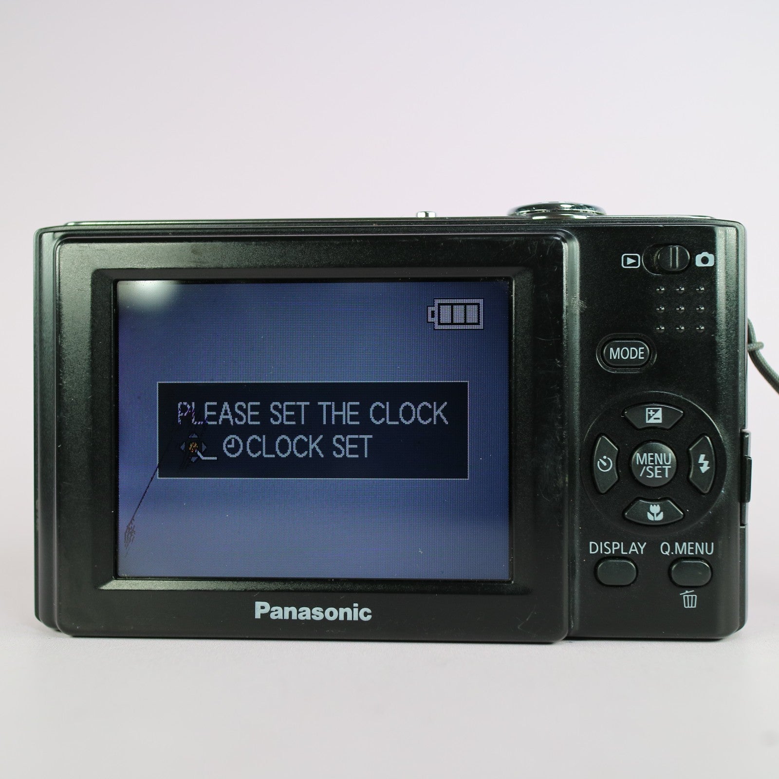 Panasonic Digital Camera Lumix DMC-F2 10.1MP Black Tested Full Set *Read*