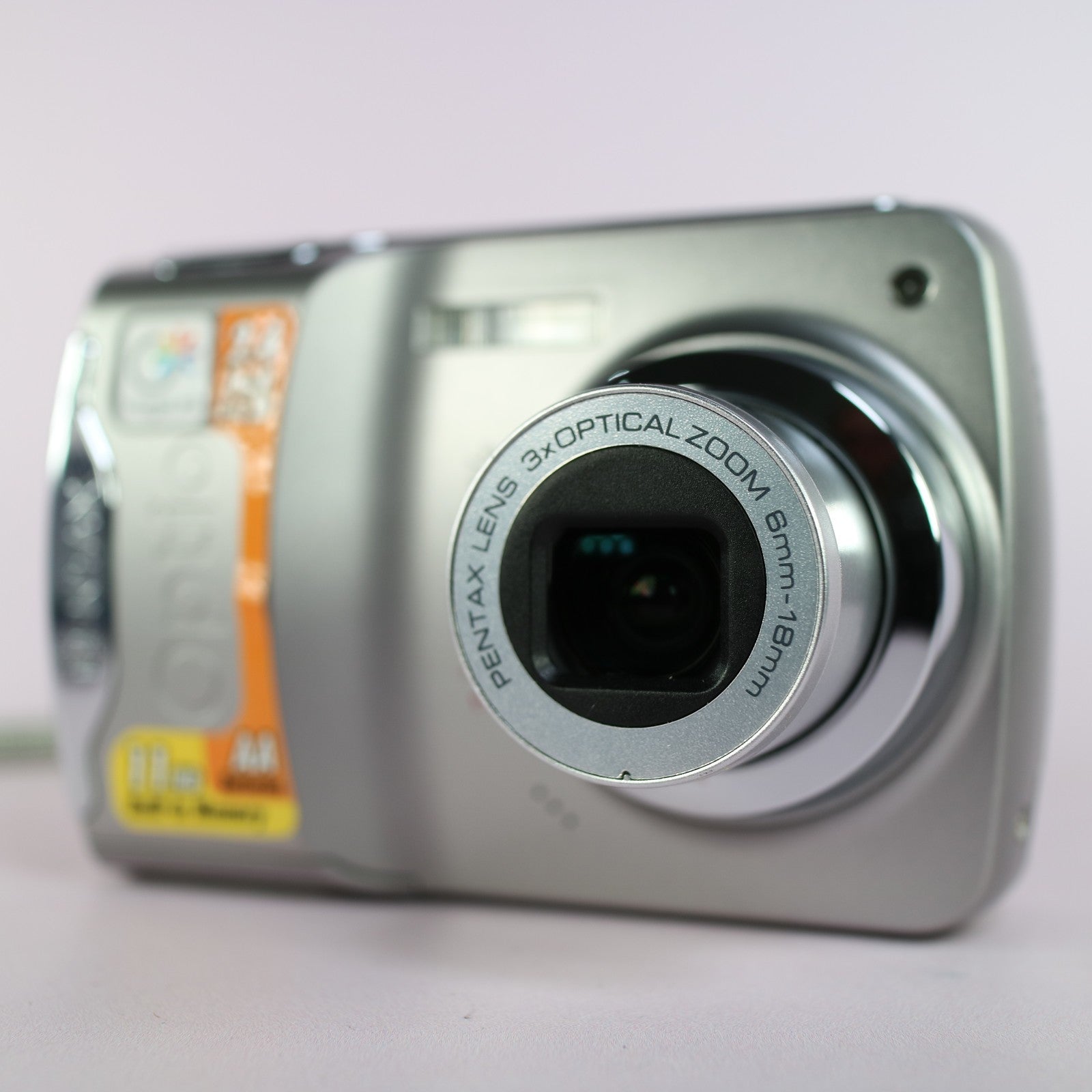 Pentax Optio E35 7.1MP Compact Digital Camera Silver Tested