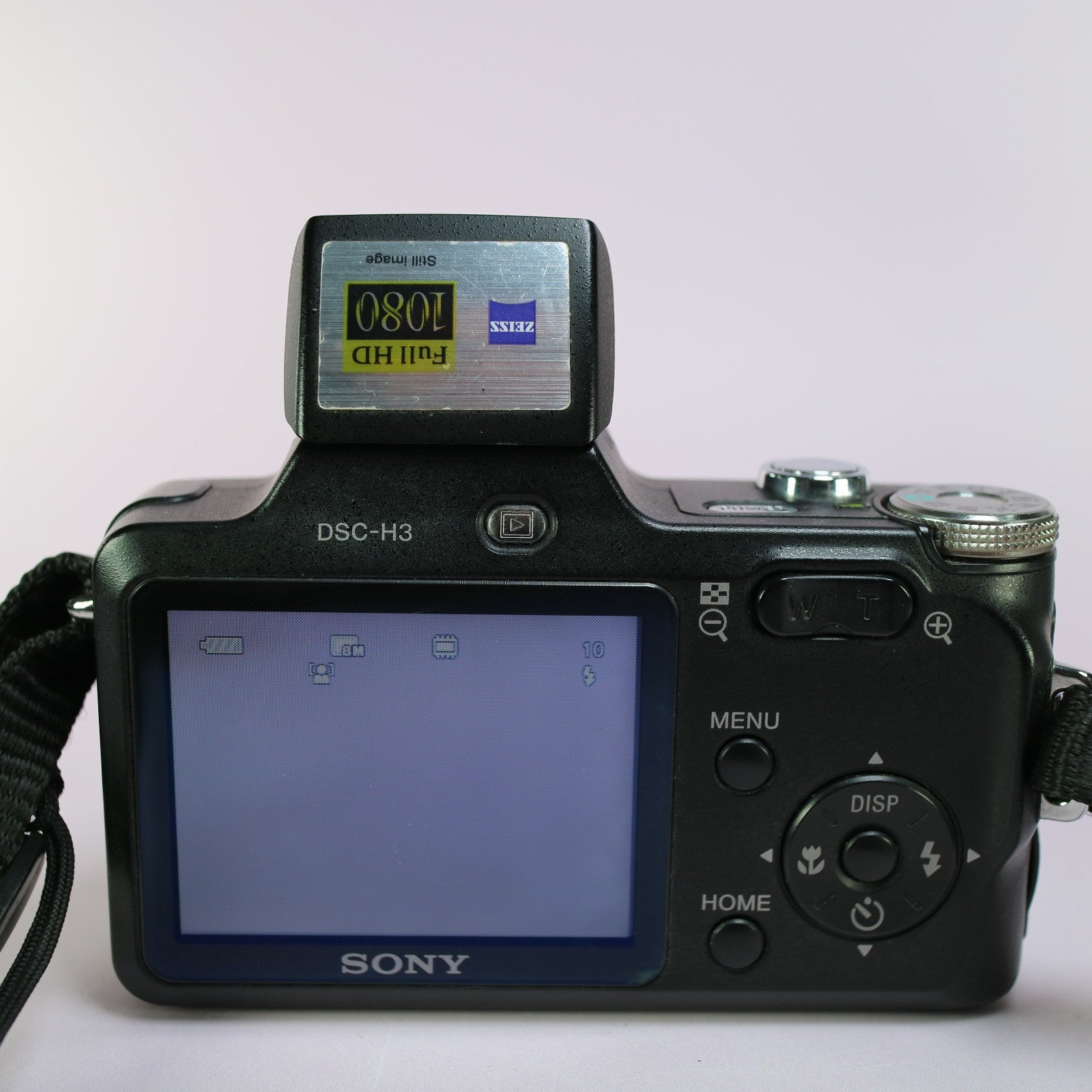 Sony Digital Camera Cybershot DSC-H3 8.1MP Silver Tested Full Working Set