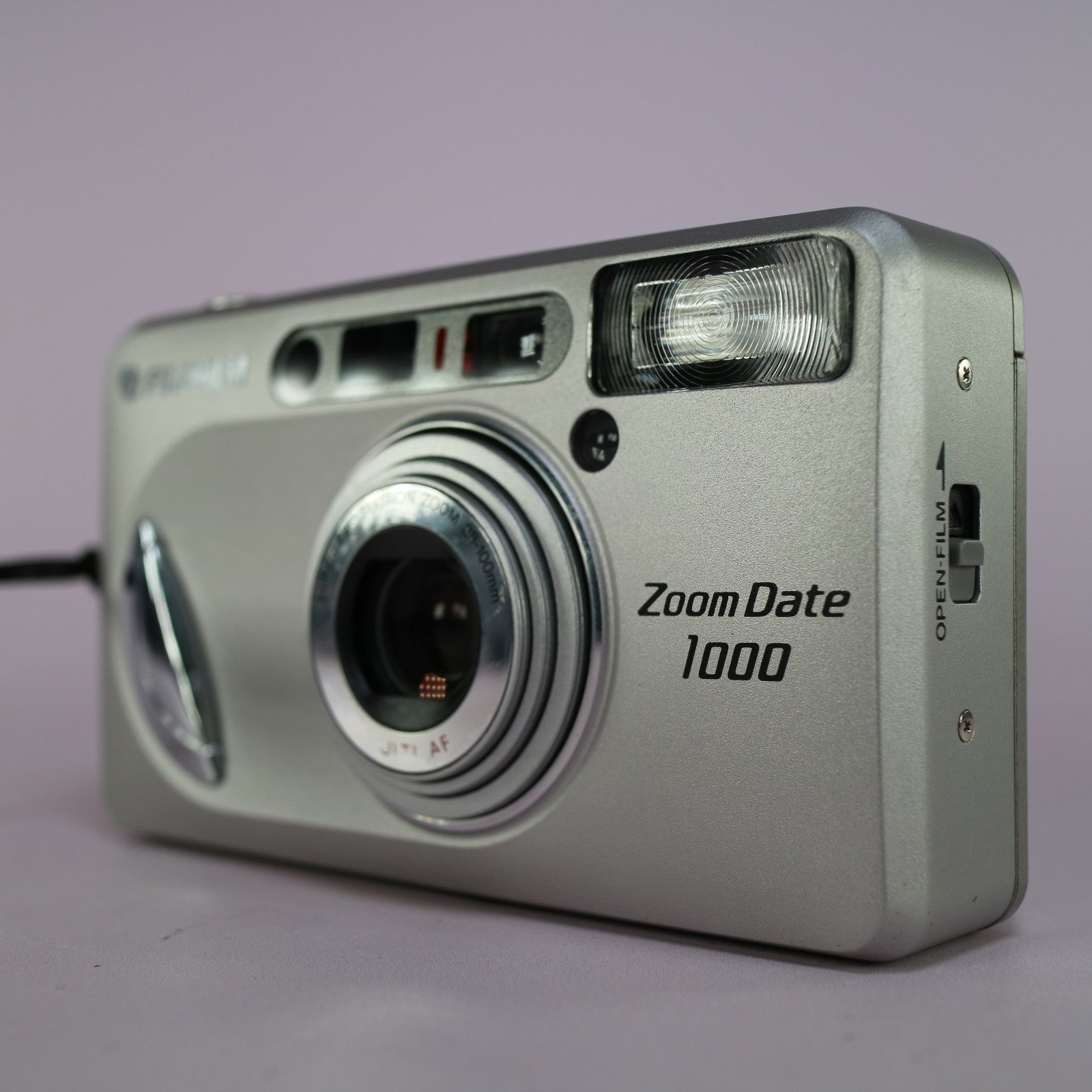 Fujifilm Zoom Date 1000 35mm Film Point and Shoot Camera Silver Tested