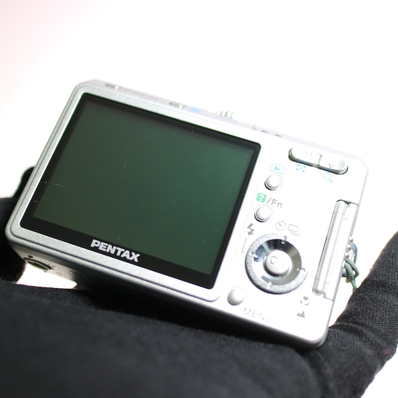 Pentax Digital Camera Optio S45 4.0MP Silver Tested