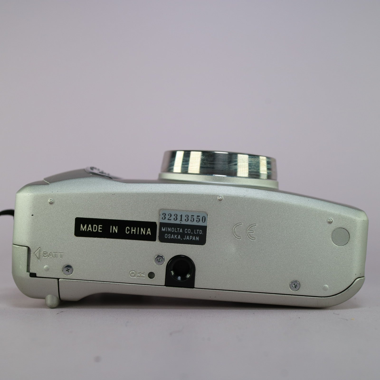 Minolta Zoom 160c 35mm Film Point and Shoot Camera Silver Tested