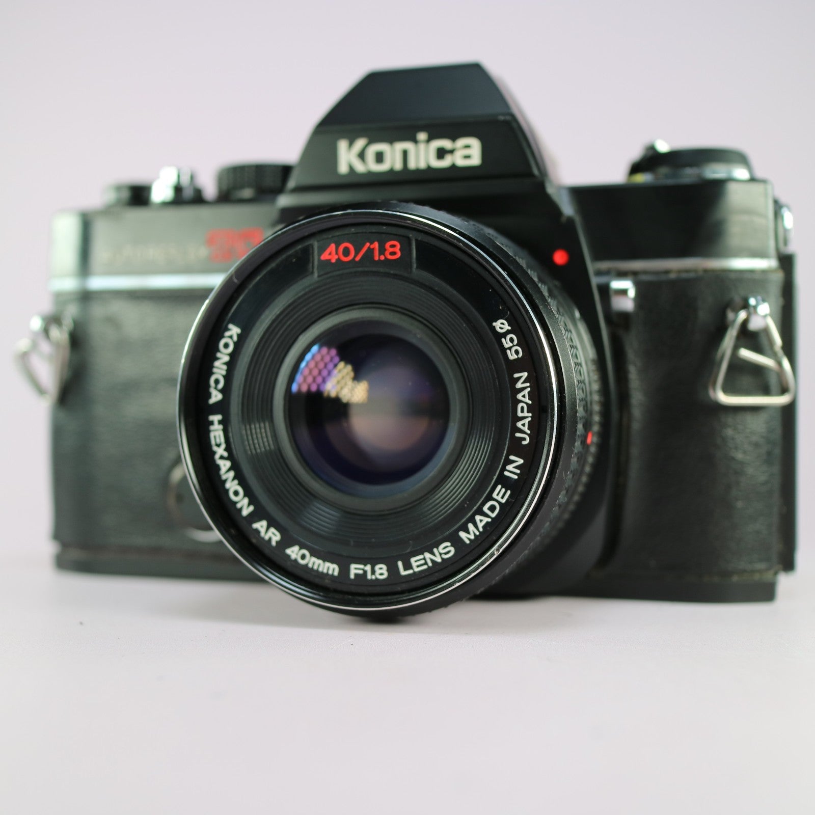 Konica Autoreflex TC 35mm Film SLR Camera w/ Hexanon 40mm f/1.8 Lens Tested