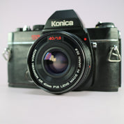 Konica Autoreflex TC 35mm Film SLR Camera w/ Hexanon 40mm f/1.8 Lens Tested