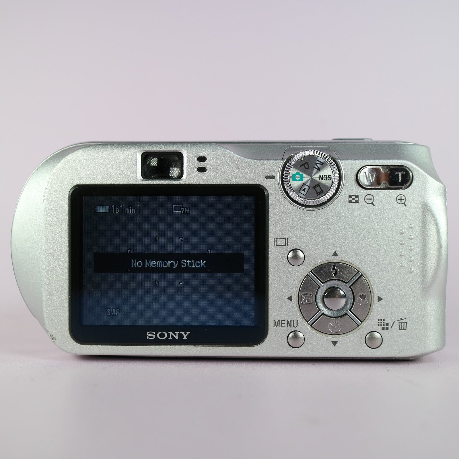 Sony Digital Camera Cybershot DSC-P200 7.2MP Silver Tested Full Set
