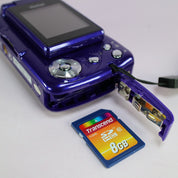 Vivitar Vivicam X018 10.1MP Flip Screen Compact Digital Camera Purple Tested