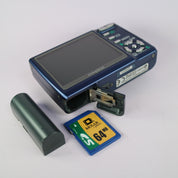 Konica Minolta Digital Camera Dimage X60 5.0MP Blue Tested With Battery and SD