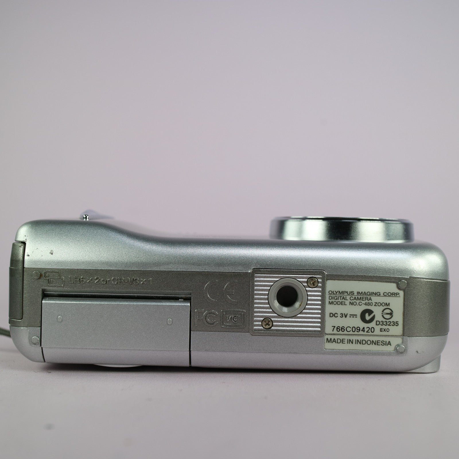Olympus Digital Camera Camedia C-480 Zoom 4.0MP Silver Tested