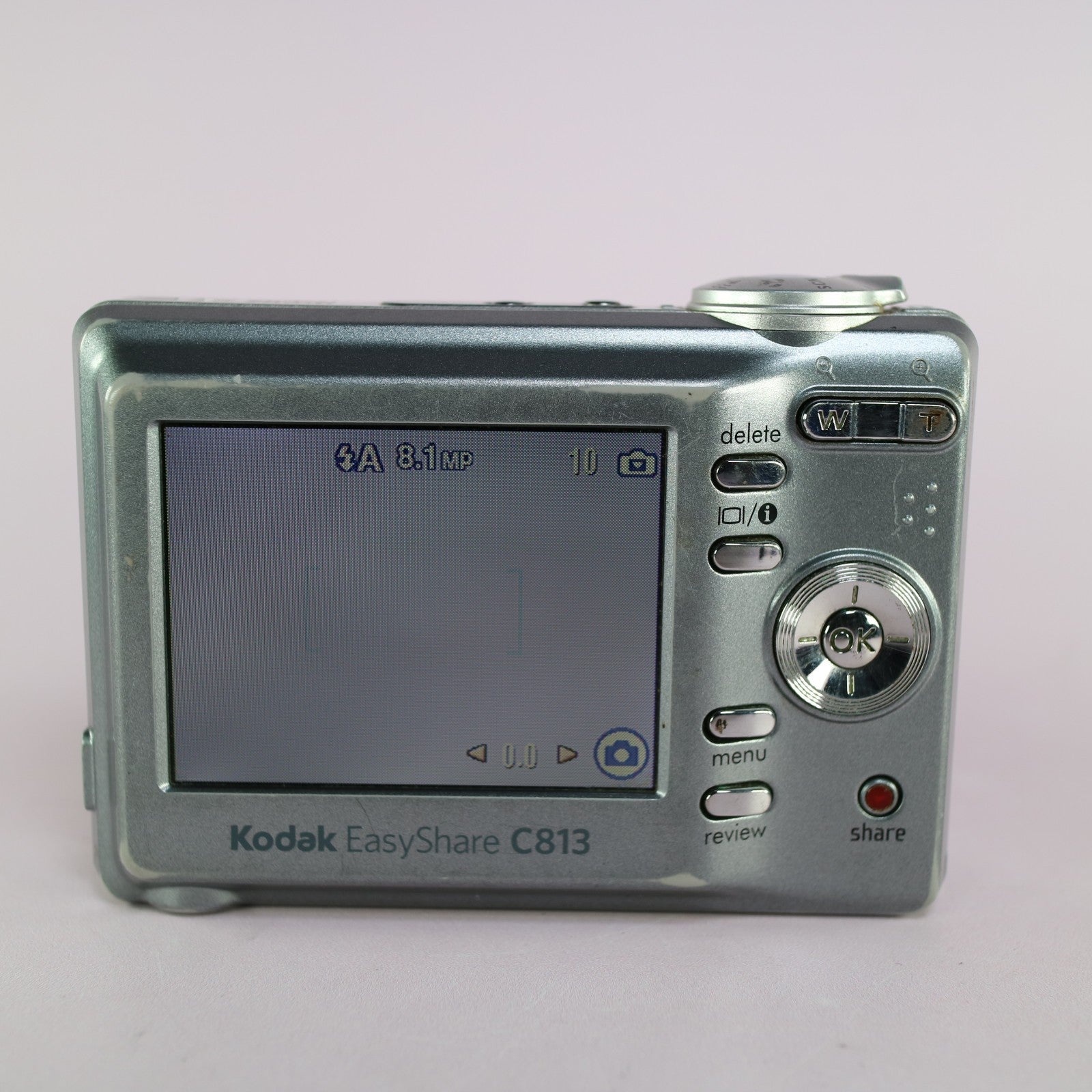 Kodak Digital Camera EasyShare C813 8.2MP Silver Tested