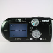 Sony Digital Camera Cybershot DSC-P120 5.1MP Black Tested w/ Battery and Charger