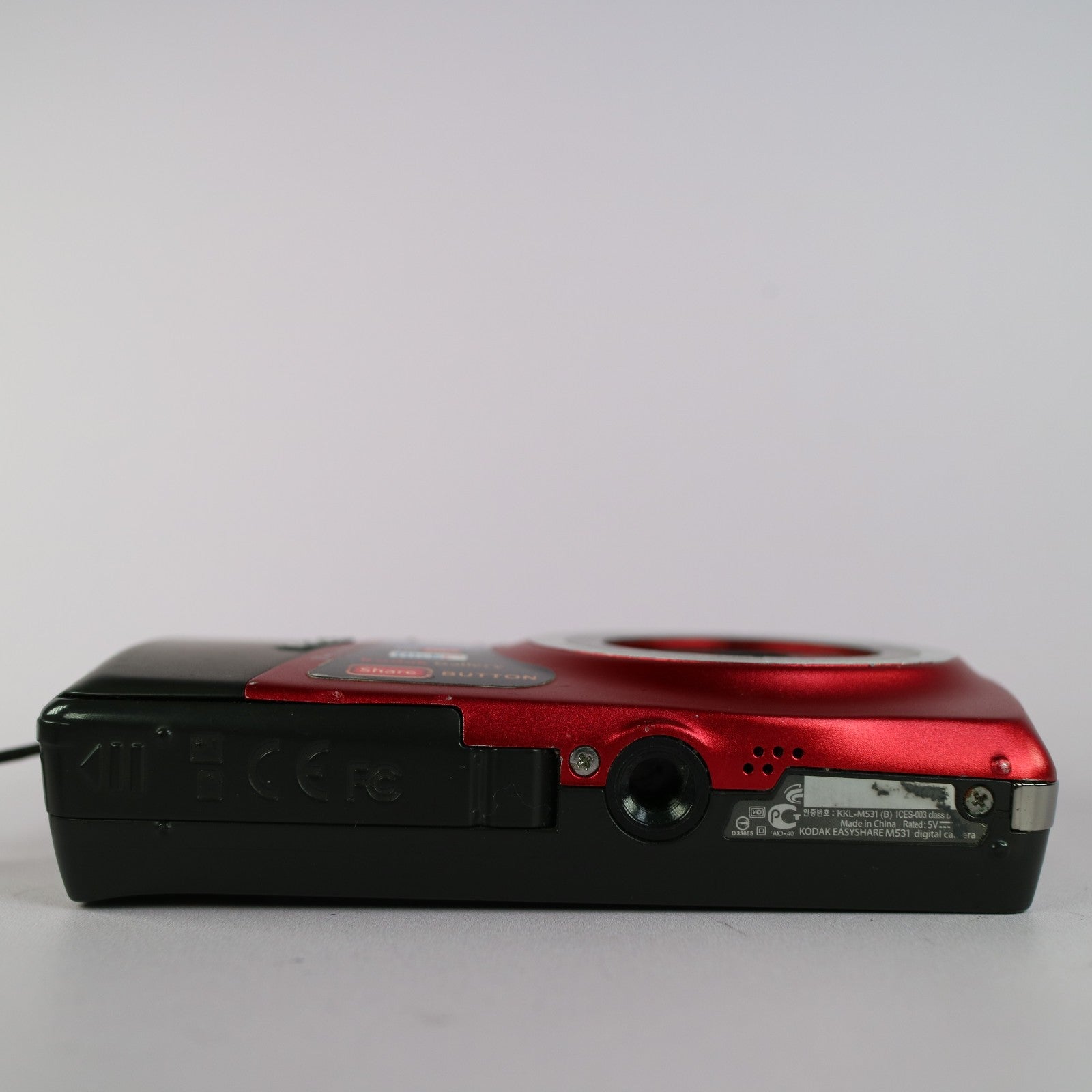 Kodak Digital Camera EasyShare M531 12.0MP Red Tested Full Working Set