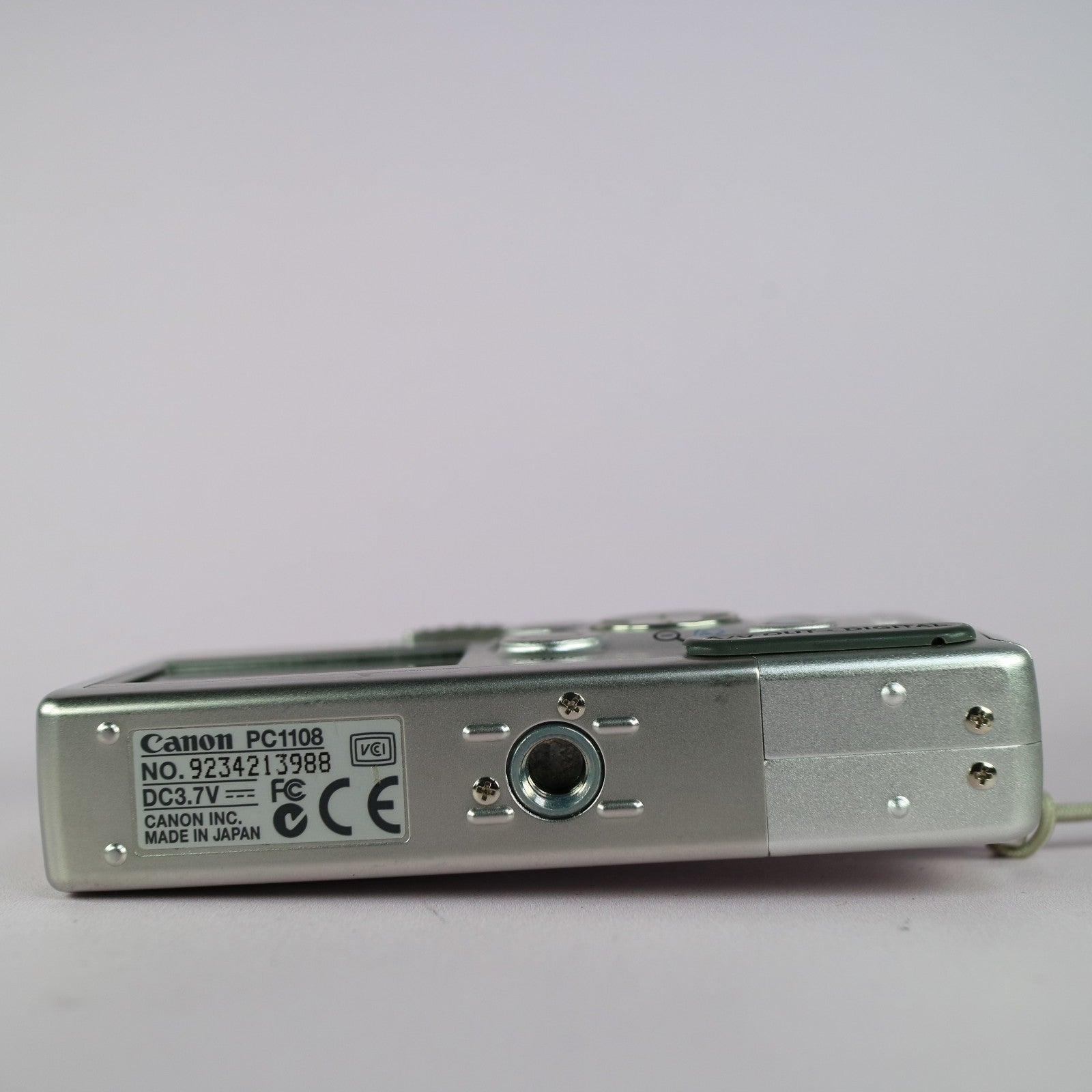 Canon Digital Camera IXUS i5 Powershot SD20 5.0MP Silver Tested