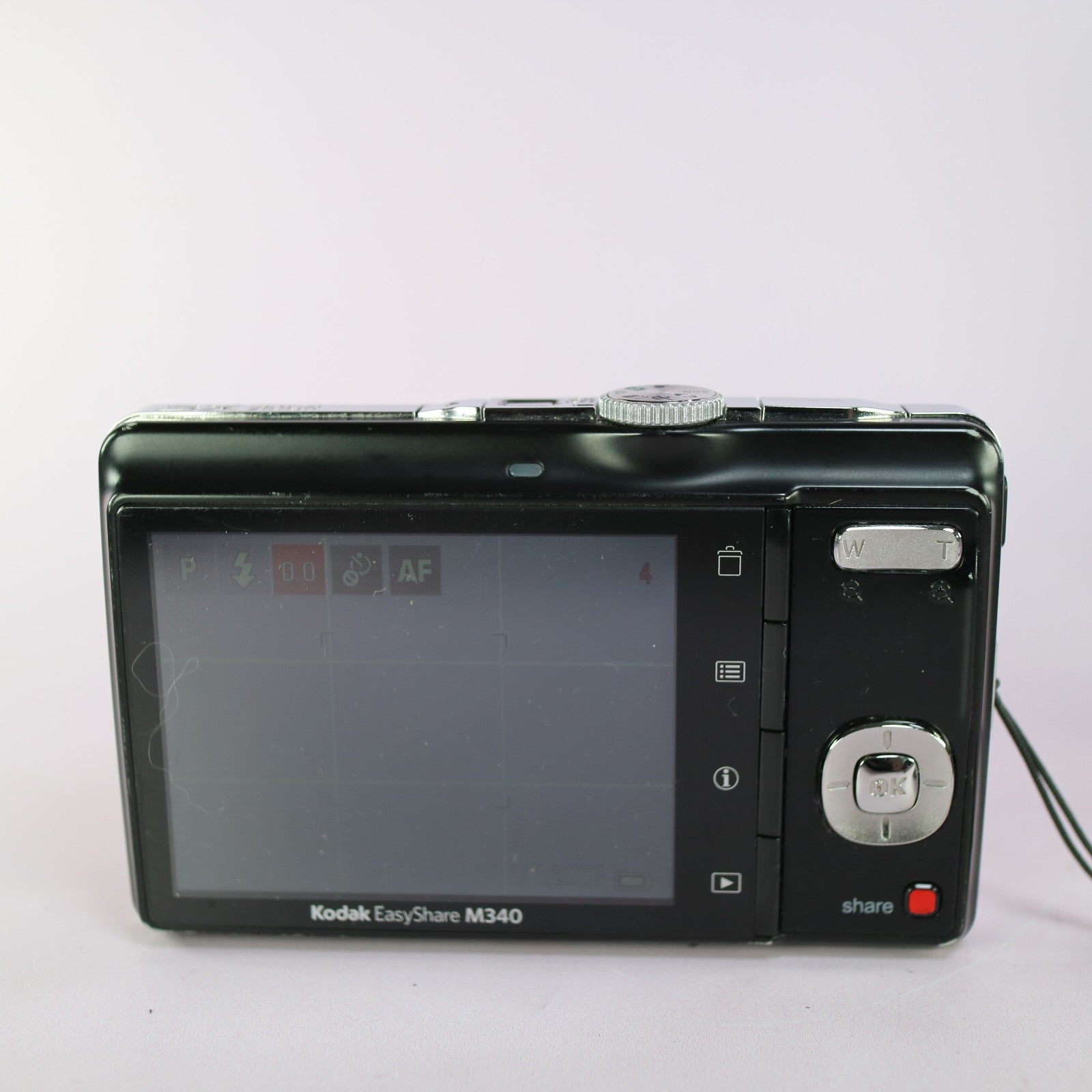 Kodak Digital Camera EasyShare M340 10.2MP Black Tested Full Working Set