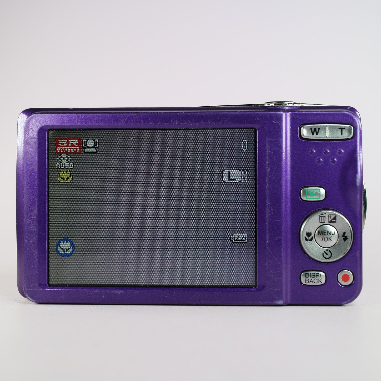 Fujifilm Digital Camera FinePix T400 16.0MP Purple Tested Full Working Set