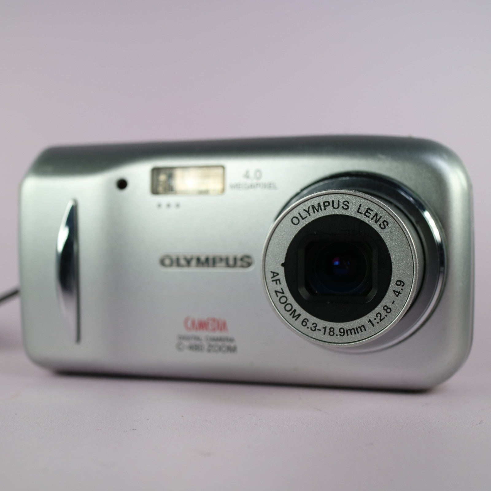 Olympus Digital Camera Camedia C-480 Zoom 4.0MP Silver Tested