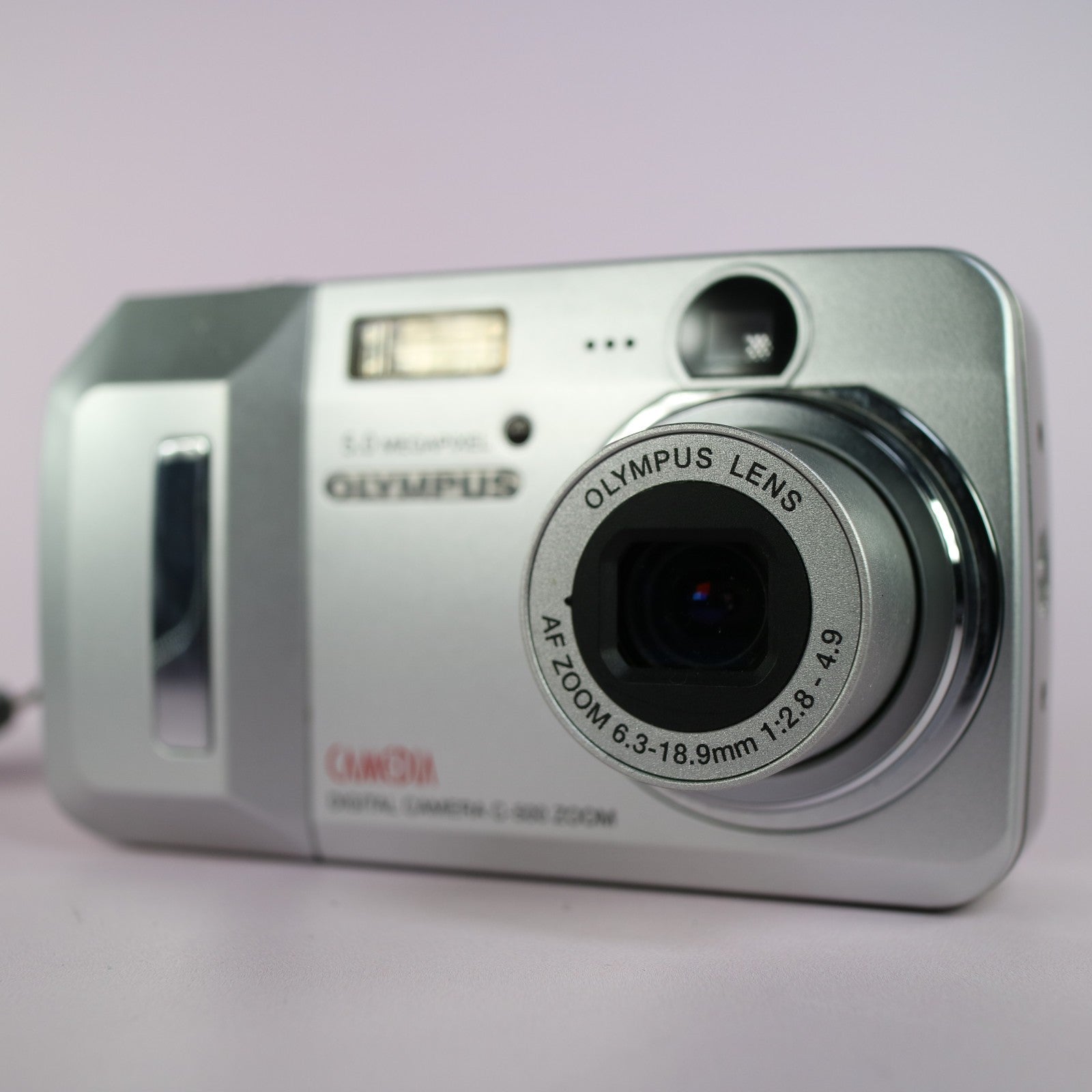 Olympus Digital Camera Camedia C-500 Zoom 5.0MP Silver Tested