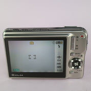 Casio Digital Camera Exilim EX-S880 8.1MP Silver Tested Full Working Set