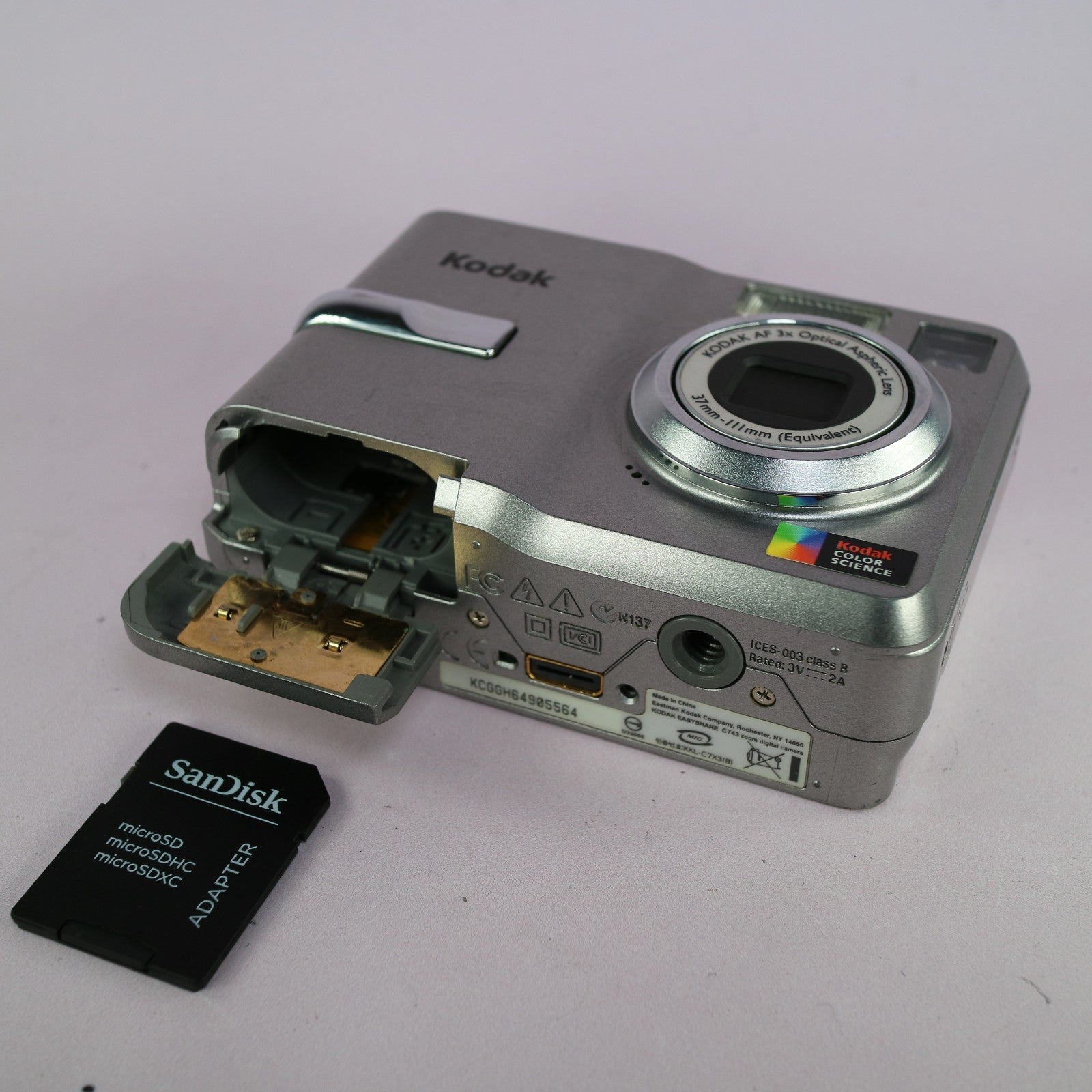 Kodak Digital Camera EasyShare C743 7.1MP Silver Tested