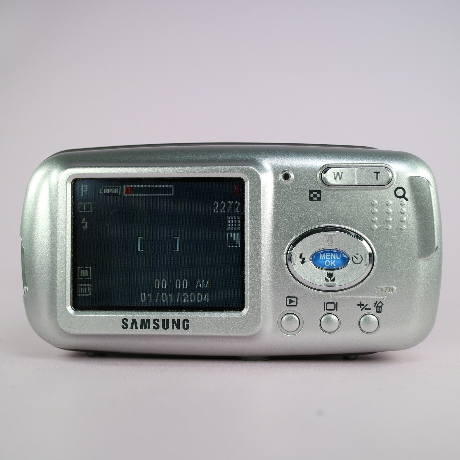Samsung Digital Camera Digimax A400 4.0MP Silver Tested