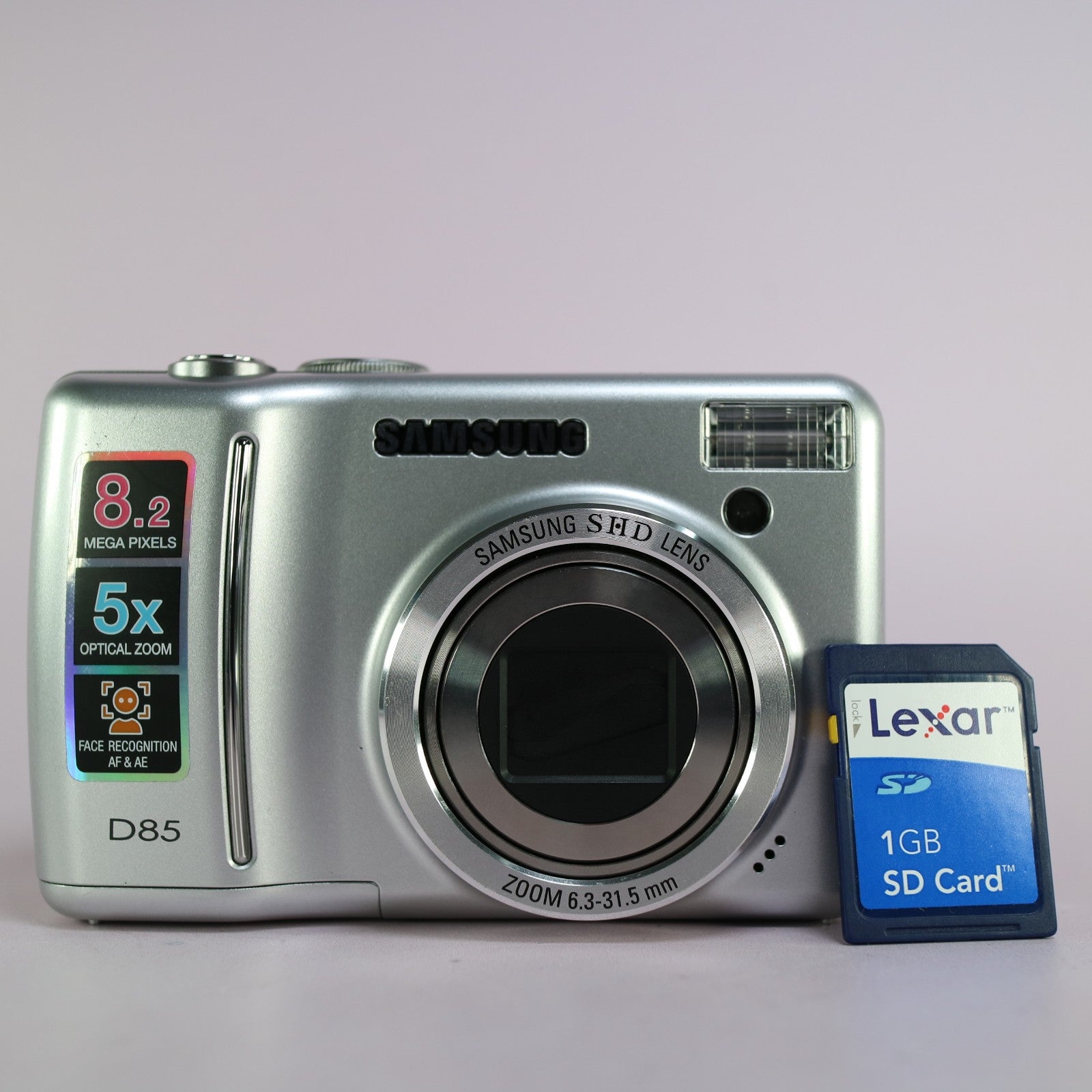 Samsung Digimax D85 8.2MP Compact Digital Camera Silver Tested