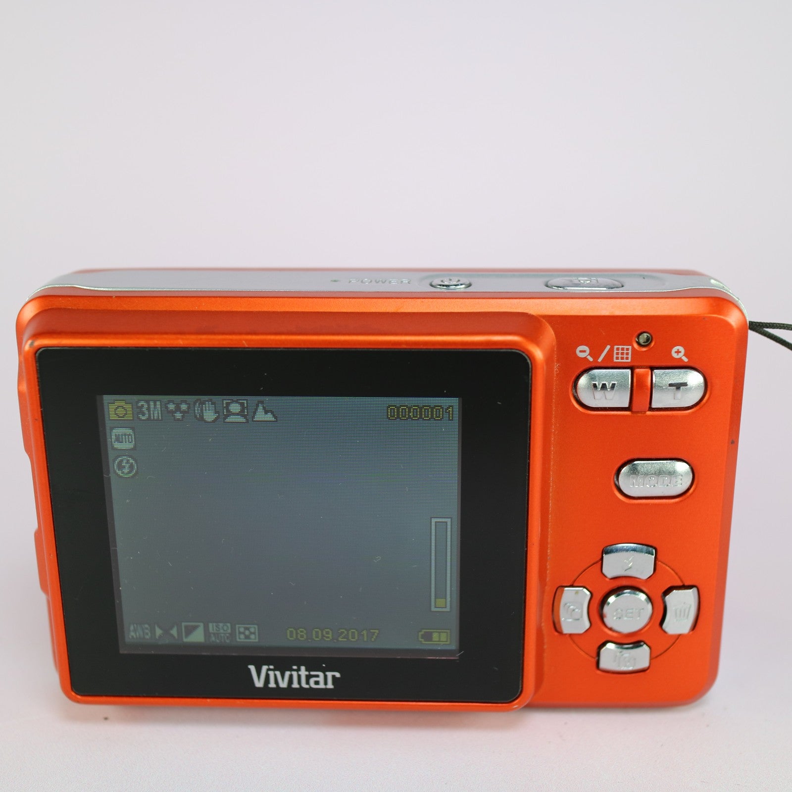 Vivitar Vivicam X035 10.1MP Compact Digital Camera Orange Tested