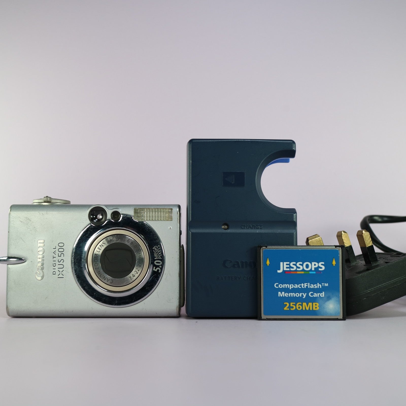 Canon Digital Camera IXUS 500 5.0MP Silver Tested