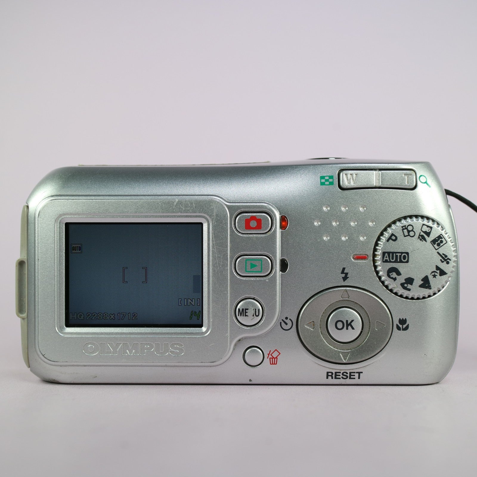 Olympus Camedia C-170 4.0MP Compact Digital Camera Silver Tested