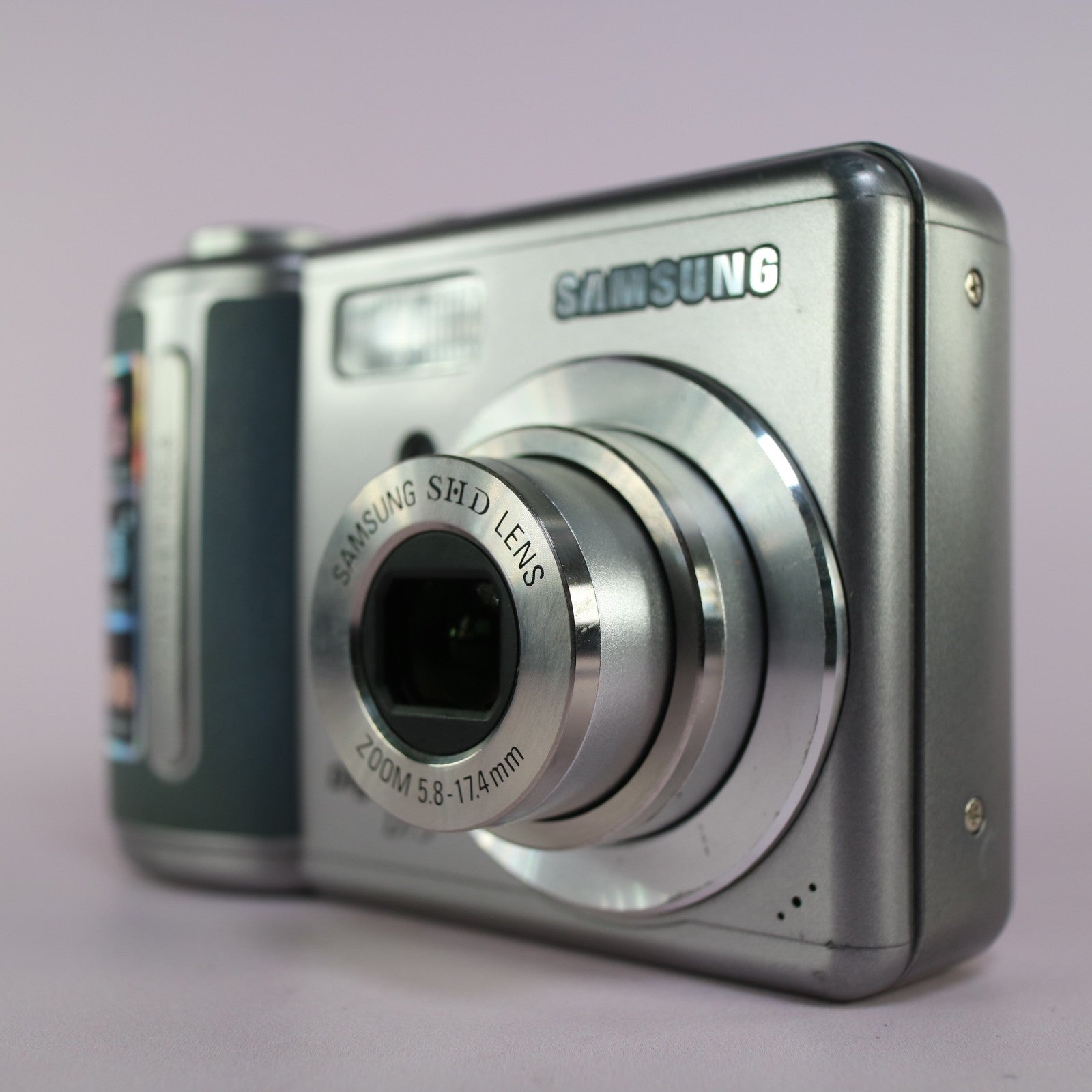 Samsung Digimax D73 7.2MP Compact Digital Camera Silver Tested