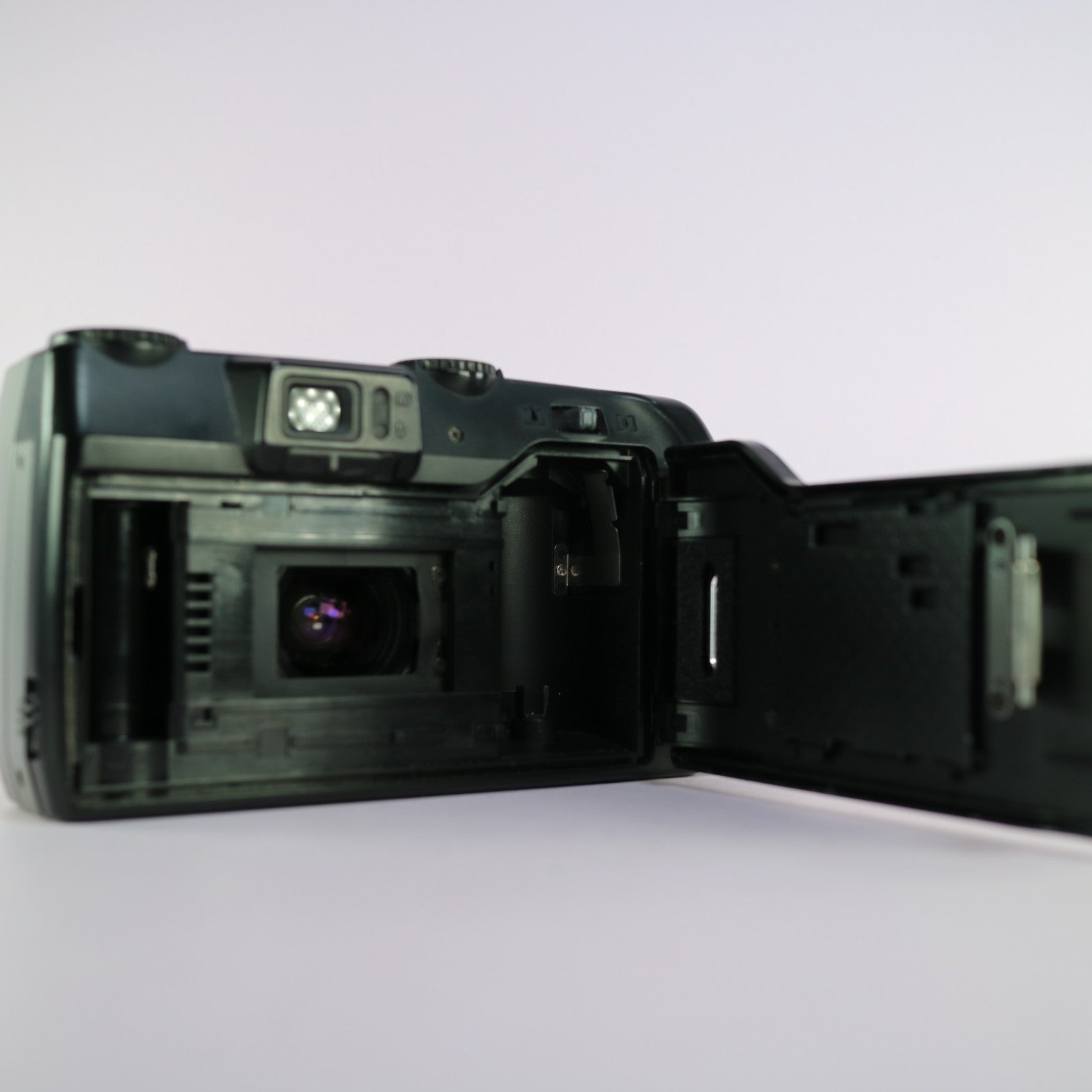 Ricoh MyPort 330 Super 35mm Film Point and Shoot Camera Silver Tested