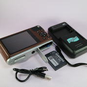 Samsung Digital Camera WiFi WB350F 16.3MP Brown Tested Full Set