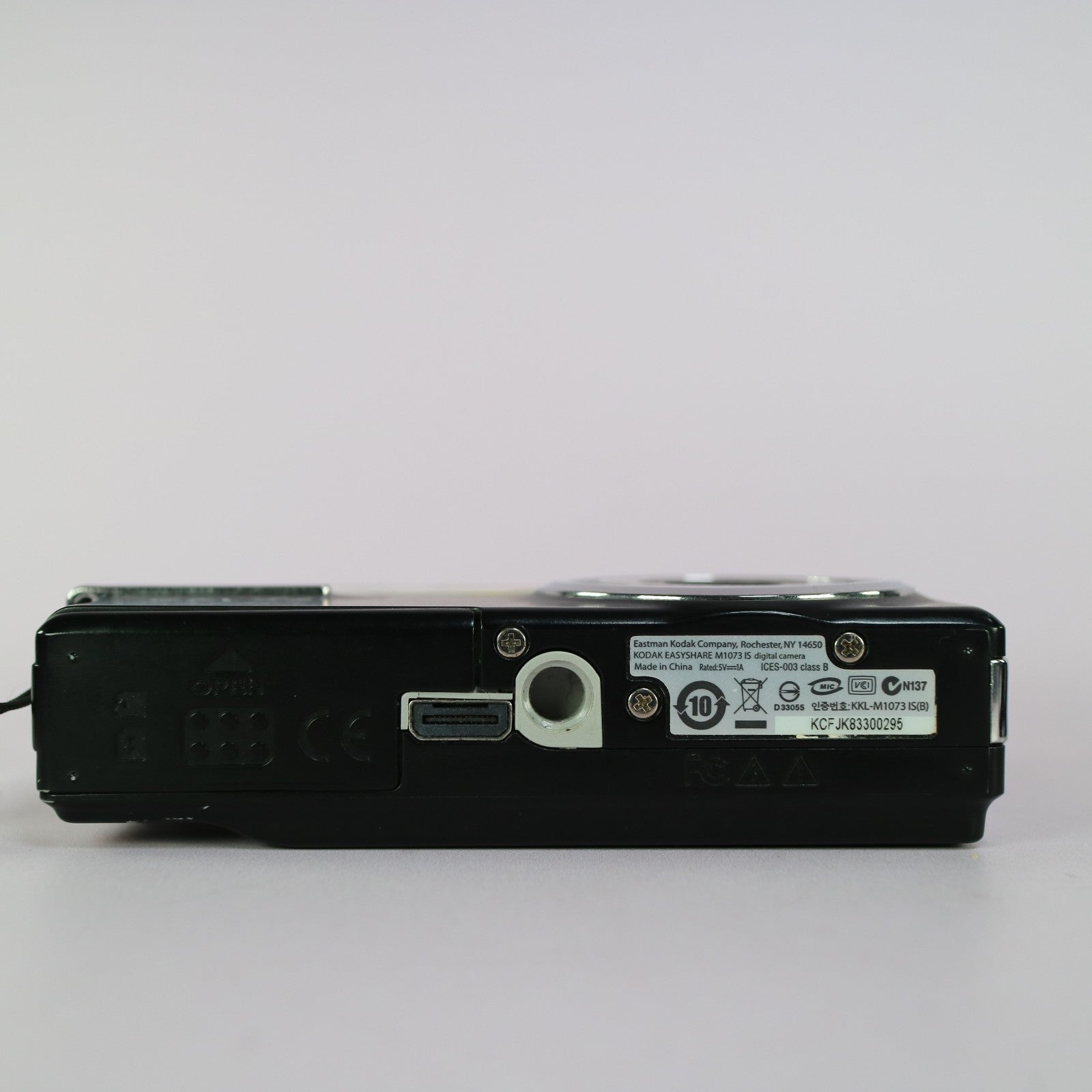 Kodak Digital Camera EasyShare M1073 IS 10.2MP Black Tested Full Working Set