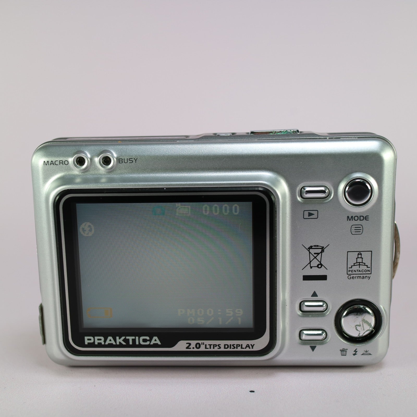 Praktica Digital Camera DCSlim 5 5.0MP Silver Tested