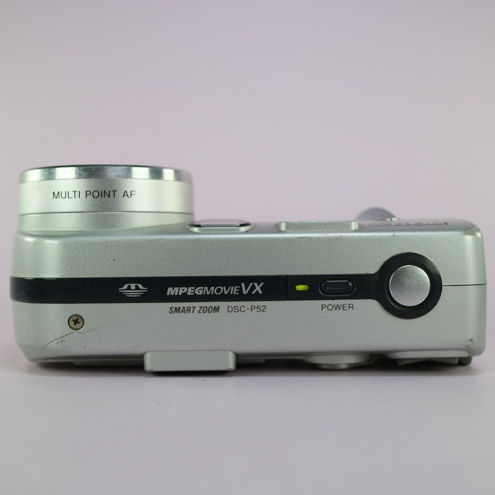 Sony Digital Camera Cybershot DSC-P52 3.2MP Silver Tested