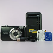 Fujifilm Digital Camera FinePix JV110 12.0MP Black Tested Full Working Set