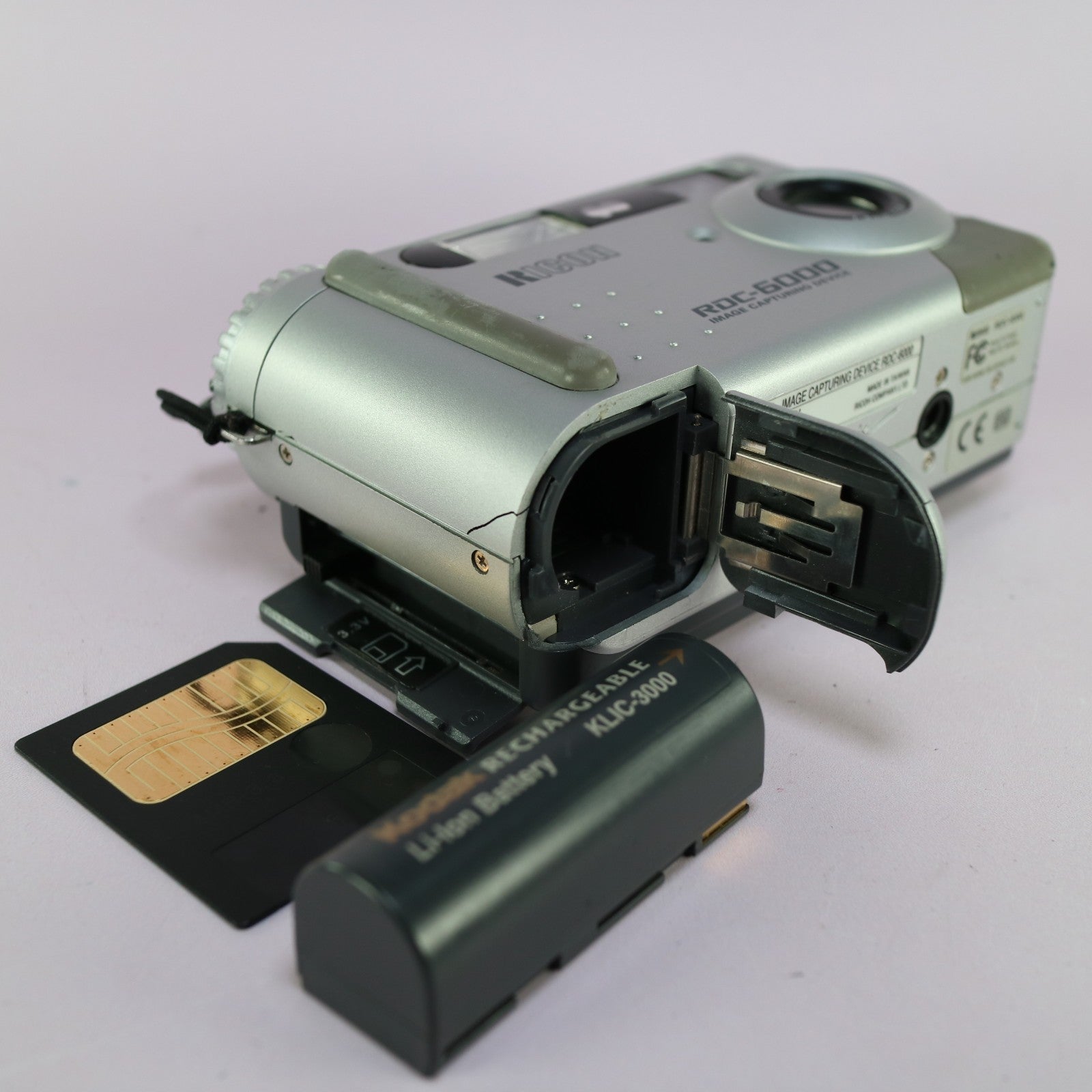 Ricoh Digital Camera RDC-6000 2.3MP Silver Tested With Smartmedia Card