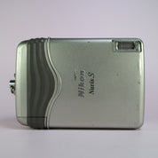 Nikon Nuvis S APS Film Point and Shoot Camera Silver Tested