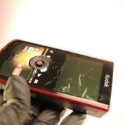 Kodak Zi8 Handheld HD Digital Camcorder Red Tested Full Working Set