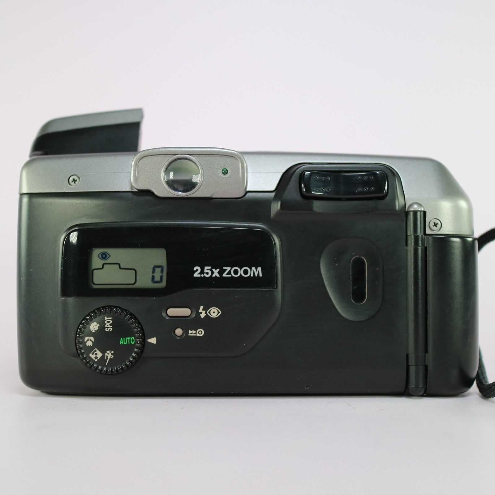 Canon Sure Shot Z70w 35mm Film Point and Shoot Camera Silver Tested