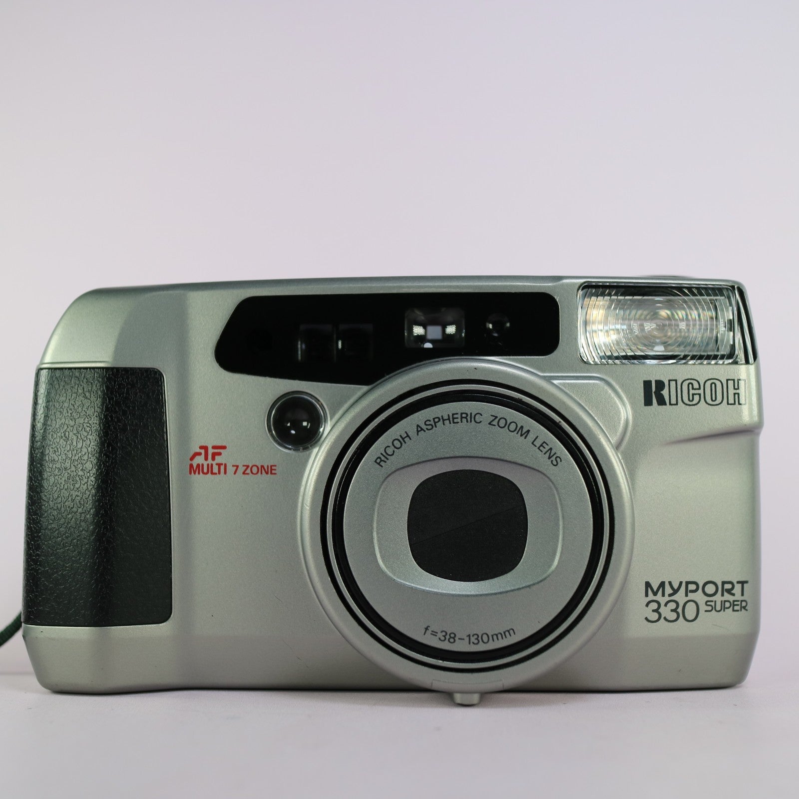 Ricoh MyPort 330 Super 35mm Film Point and Shoot Camera Silver Tested