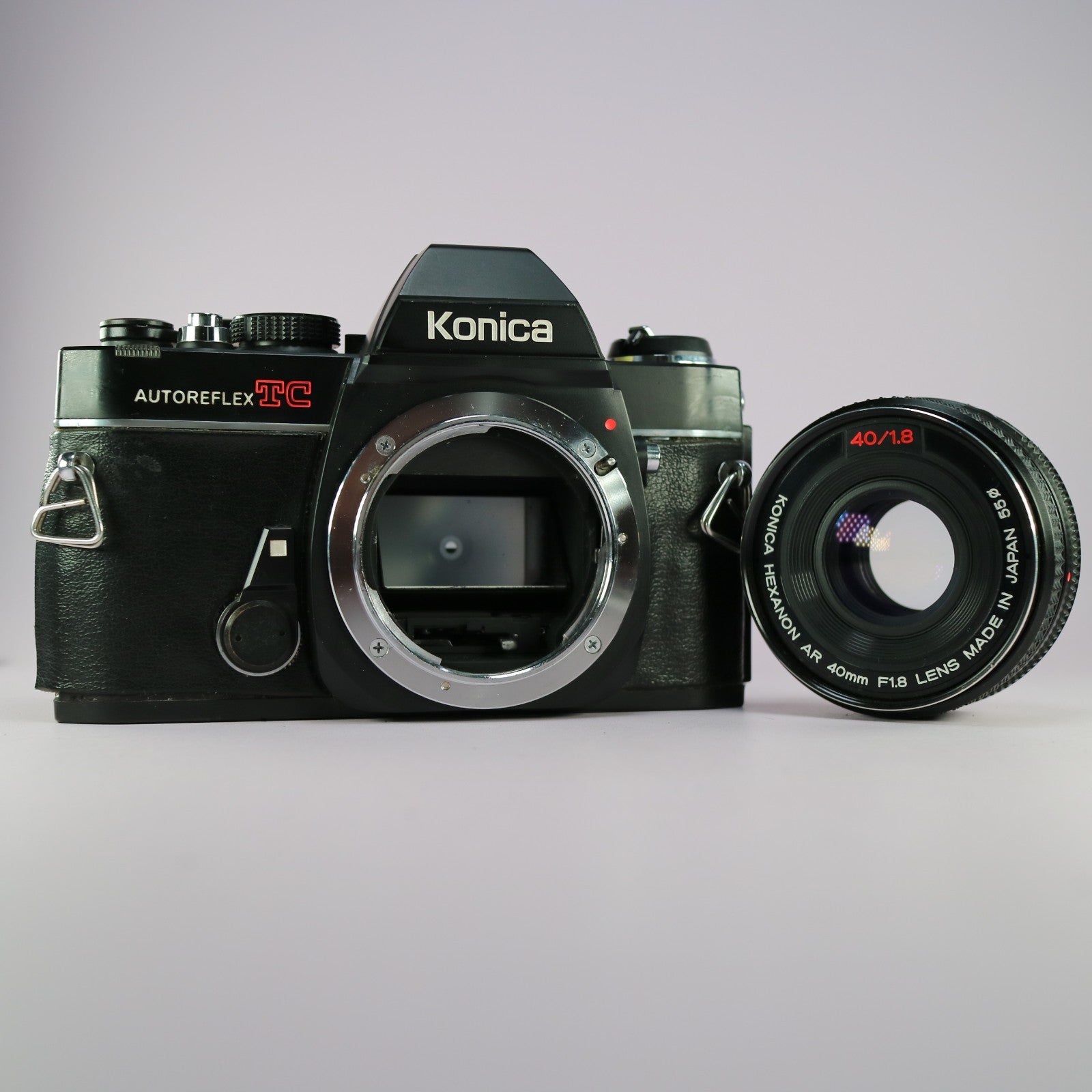 Konica Autoreflex TC 35mm Film SLR Camera w/ Hexanon 40mm f/1.8 Lens Tested