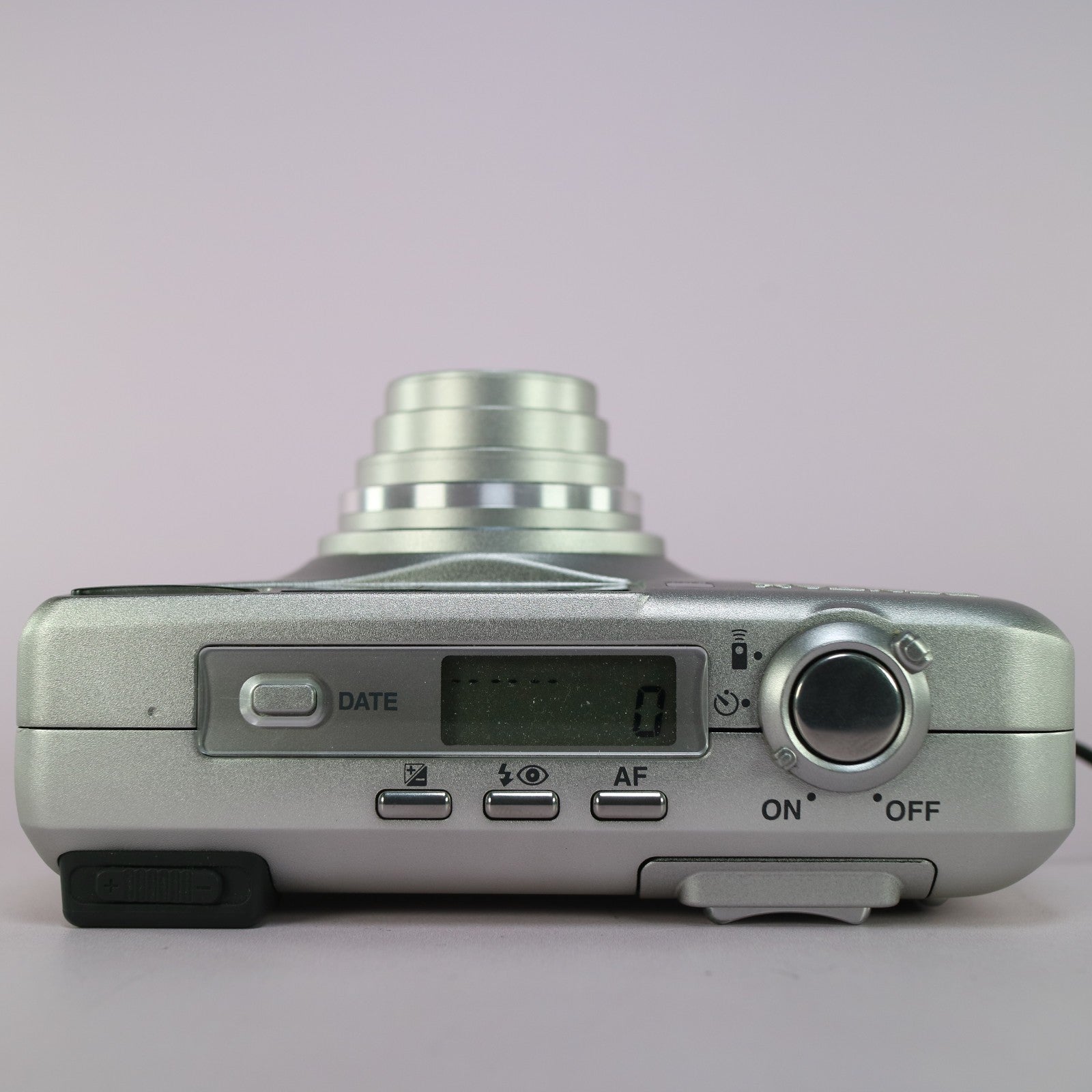 Pentax Espio 24EW (Extra Wide) 35mm Film Point and Shoot Camera Silver Tested
