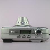 Pentax Espio 24EW (Extra Wide) 35mm Film Point and Shoot Camera Silver Tested