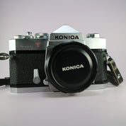 Konica Autoreflex T 35mm Film SLR Camera w/ Hexanon 52mm f/1.8 Lens Tested