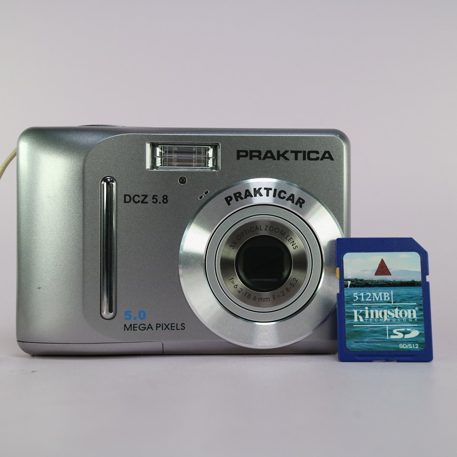 Praktica Digital Camera DCZ 5.8 5.0MP Silver Tested